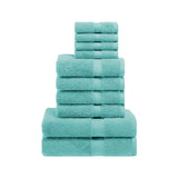 Madison Egyptian Cotton Pile Plush Heavyweight 10 Piece Towel Set - Egyptian Cotton Towel Set by Superior