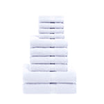 Madison Egyptian Cotton Pile Plush Heavyweight 10 Piece Towel Set - Egyptian Cotton Towel Set by Superior