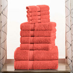Madison Egyptian Cotton Pile Plush Heavyweight 10 Piece Towel Set - Egyptian Cotton Towel Set by Superior