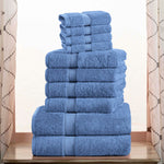 Madison Egyptian Cotton Pile Plush Heavyweight 10 Piece Towel Set - Egyptian Cotton Towel Set by Superior
