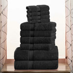 Madison Egyptian Cotton Pile Plush Heavyweight 10 Piece Towel Set - Egyptian Cotton Towel Set by Superior