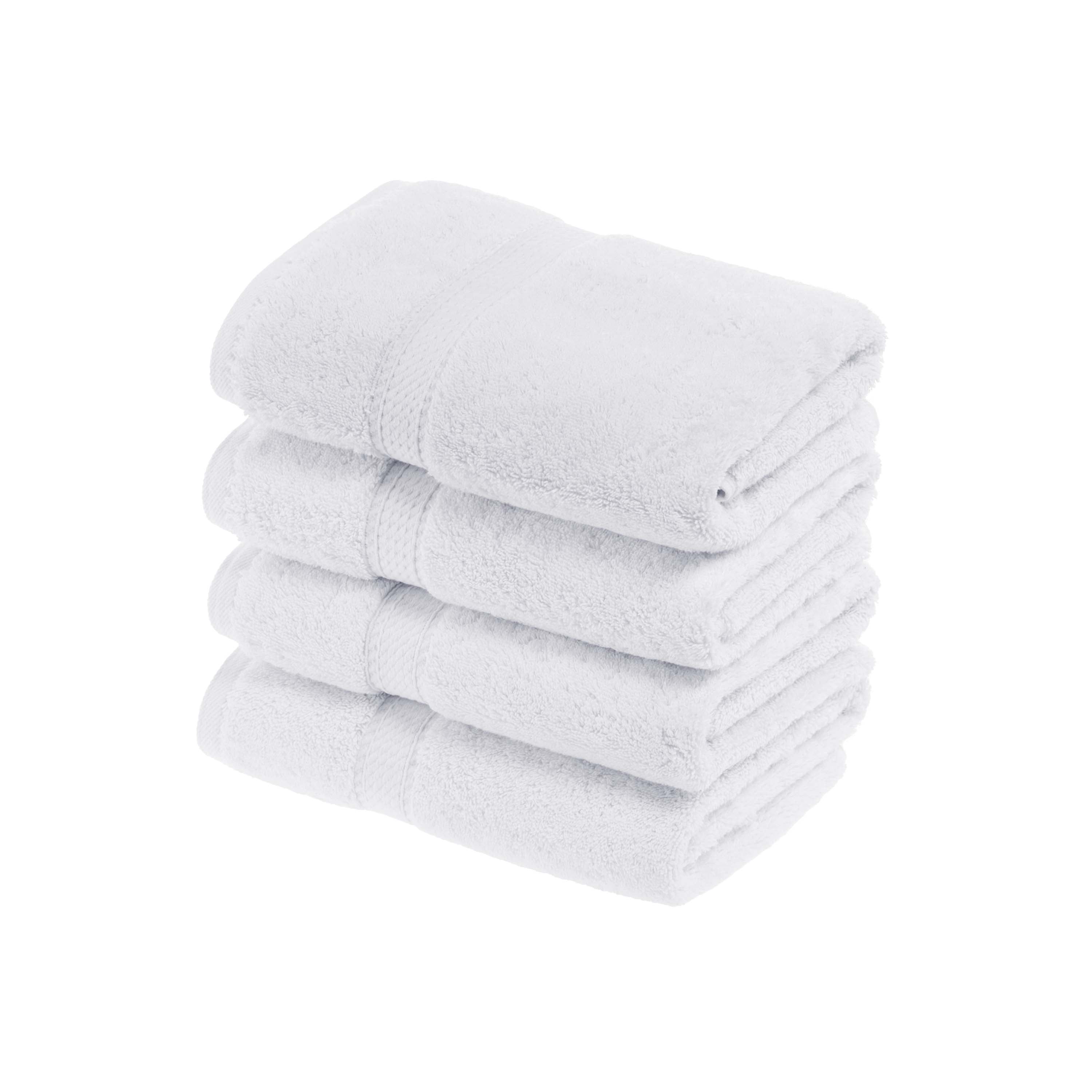 Madison Egyptian Cotton Pile Plush Heavyweight Hand Towel Set of 4 - Egyptian Cotton Hand Towel by Superior