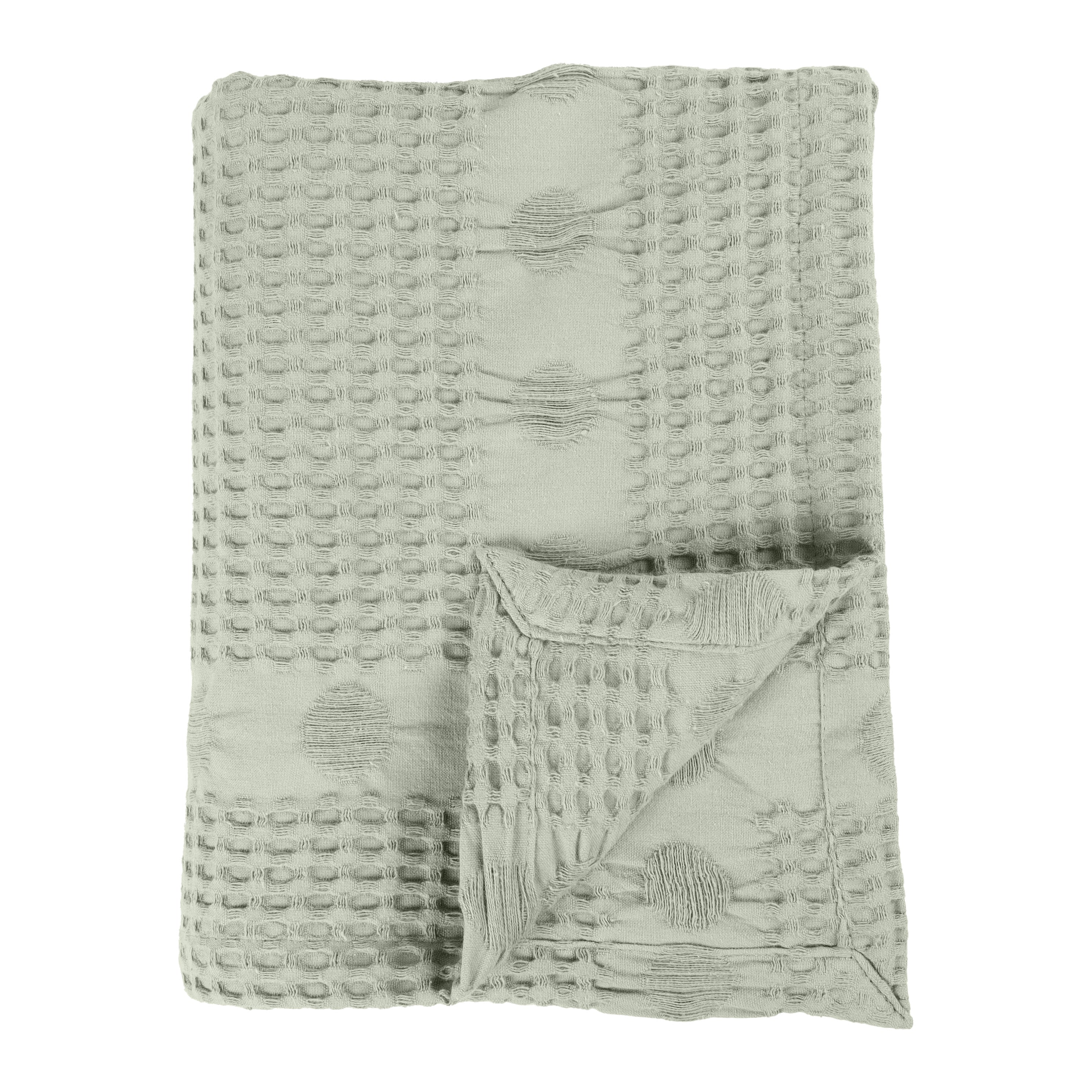 Mai Waffle Weave Honeycomb Soft Textured Cotton Blanket - Blanket by Superior Brand