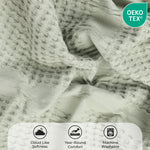 Mai Waffle Weave Honeycomb Soft Textured Cotton Blanket - Blanket by Superior