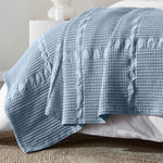 Mai Waffle Weave Honeycomb Soft Textured Cotton Blanket - Blanket by Superior