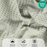 Mai Waffle Weave Honeycomb Soft Textured Cotton Blanket - Blanket by Superior