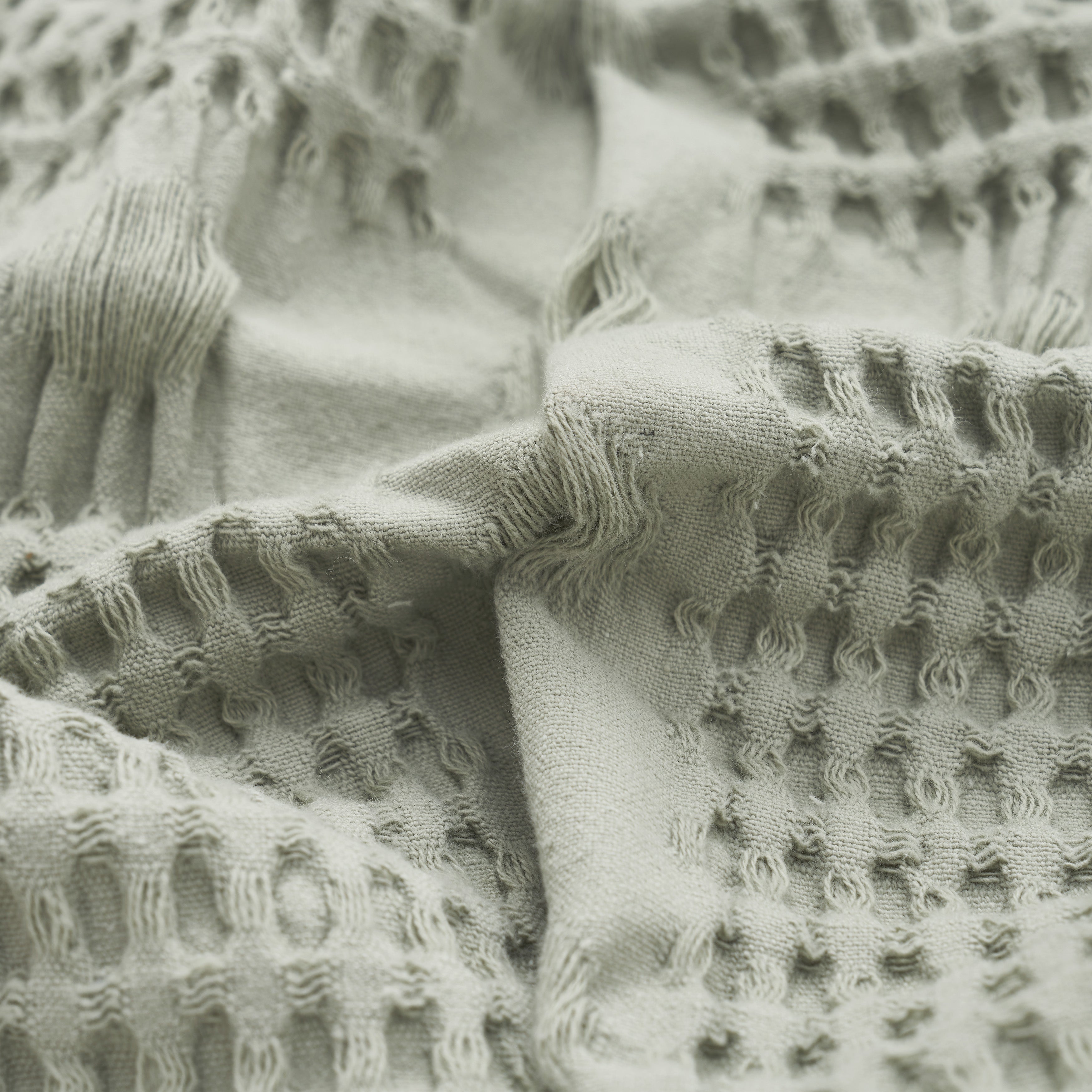 Mai Waffle Weave Honeycomb Soft Textured Cotton Blanket - Blanket by Superior