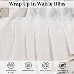 Mai Waffle Weave Honeycomb Soft Textured Cotton Blanket - Blanket by Superior