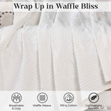 Mai Waffle Weave Honeycomb Soft Textured Cotton Blanket - Blanket by Superior
