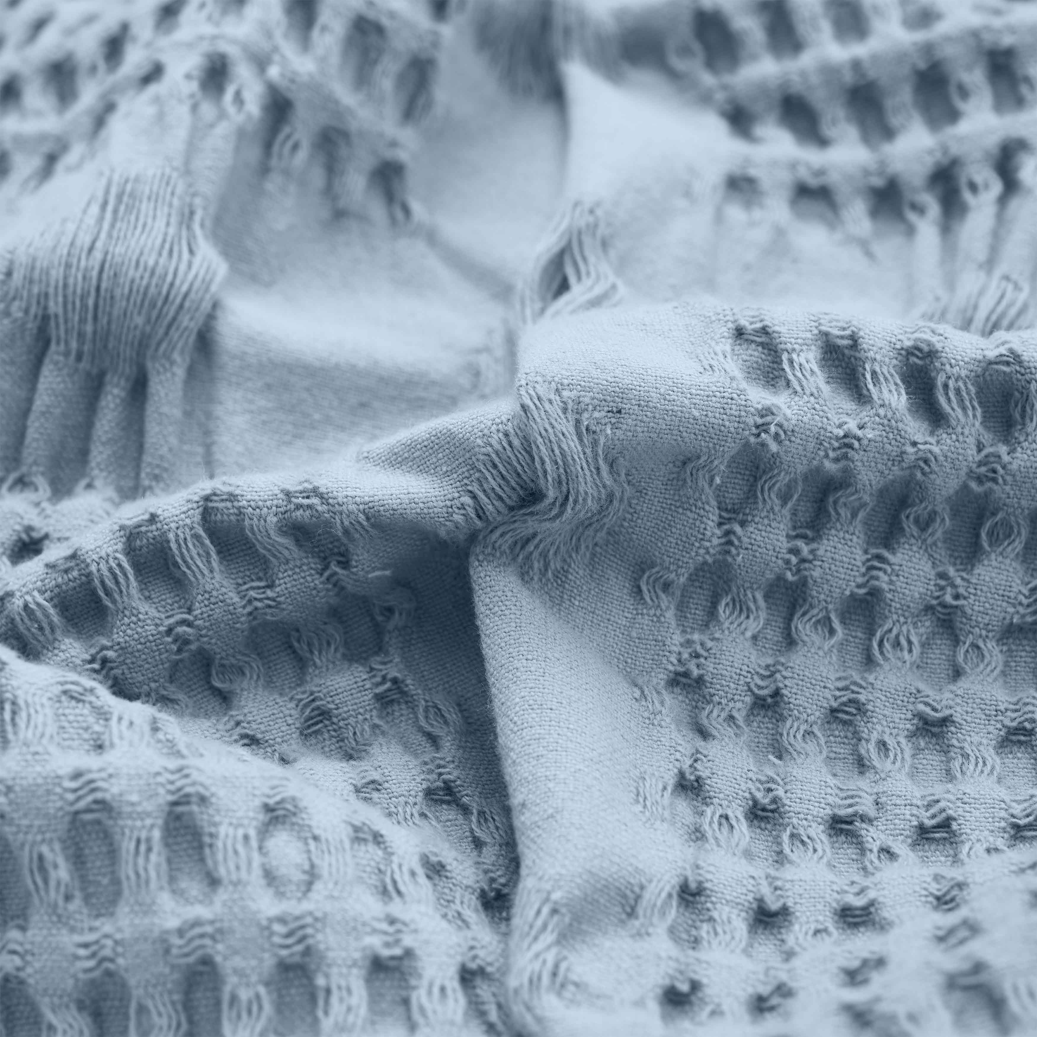 Mai Waffle Weave Honeycomb Soft Textured Cotton Blanket - Blanket by Superior
