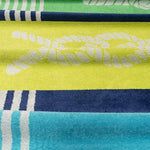 Marine Knots Oversized 4 Piece Beach Towel Set - Beach Towel by Superior