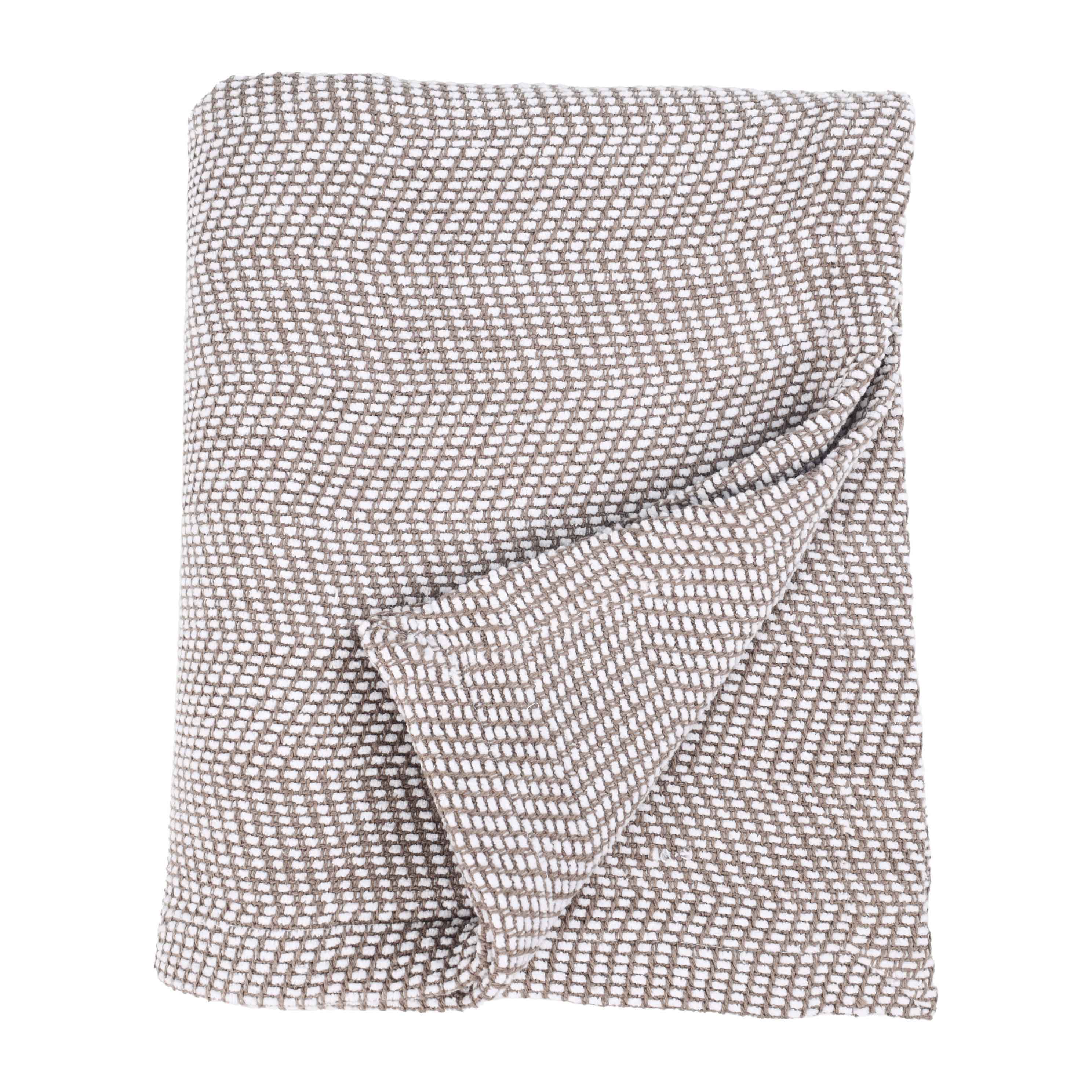 Maya Chenille Herringbone Soft Textured Medium Weight Cotton Blanket - Blanket by Superior Brand