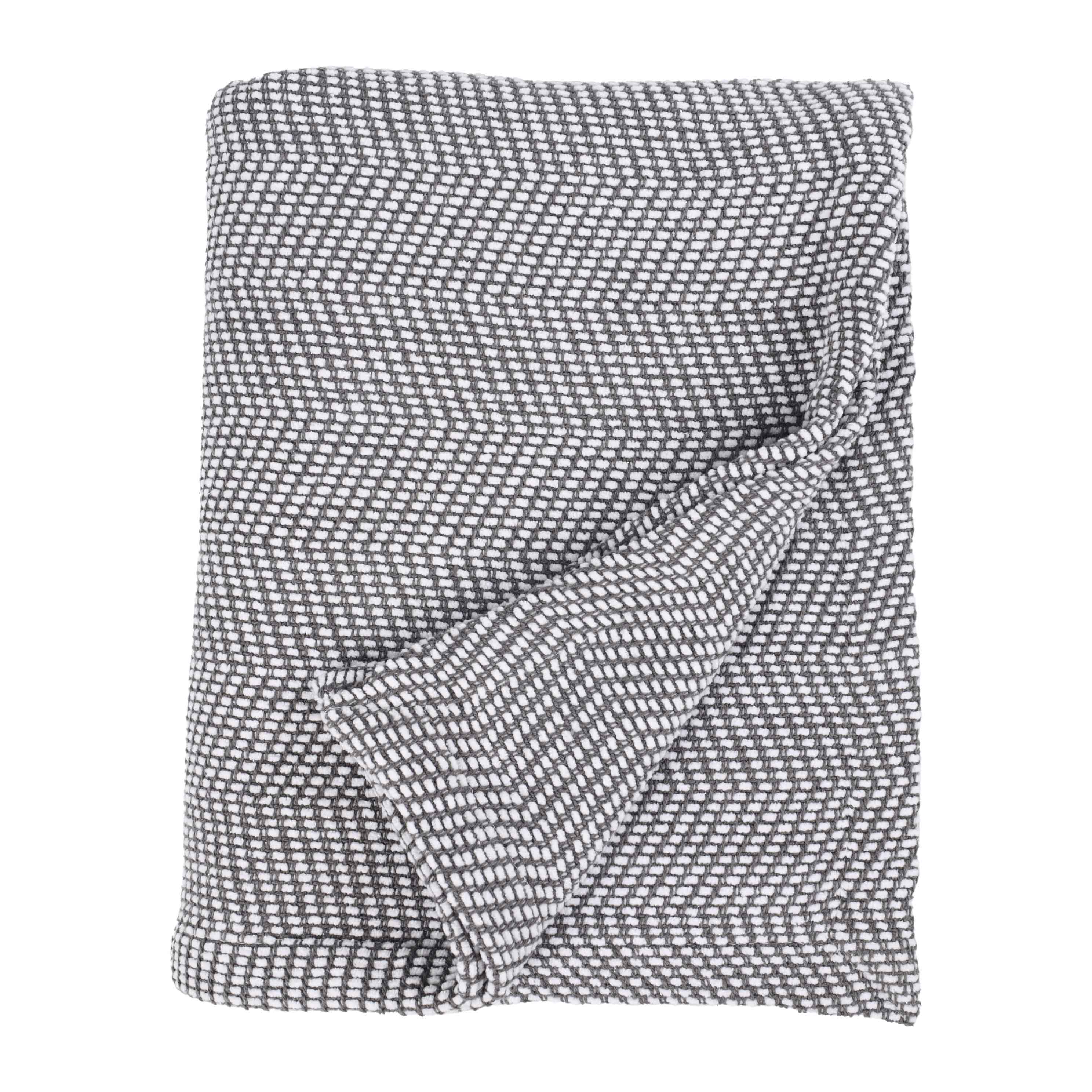 Maya Chenille Herringbone Soft Textured Medium Weight Cotton Blanket - Blanket by Superior Brand
