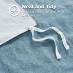 Melange Flannel Cotton Fuzzy Warm Two-Toned Duvet Cover Set - Duvet Cover Set by Superior