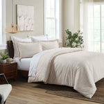 Melange Flannel Cotton Fuzzy Warm Two-Toned Duvet Cover Set - Duvet Cover Set by Superior