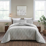 Melange Flannel Cotton Fuzzy Warm Two-Toned Duvet Cover Set - Duvet Cover Set by Superior