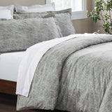 Melange Flannel Cotton Fuzzy Warm Two-Toned Duvet Cover Set - Duvet Cover Set by Superior