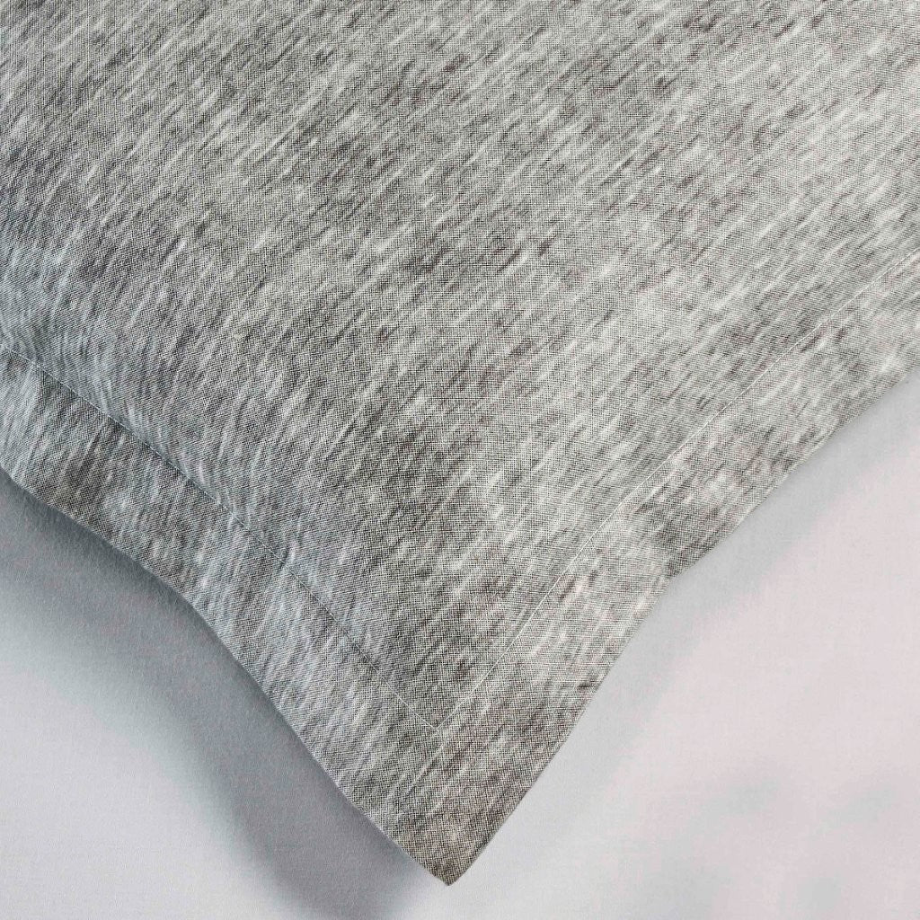 Melange Flannel Cotton Fuzzy Warm Two-Toned Duvet Cover Set - Duvet Cover Set by Superior