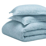 Melange Flannel Cotton Fuzzy Warm Two-Toned Duvet Cover Set - Duvet Cover Set by Superior