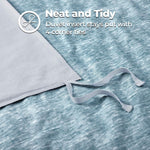Melange Flannel Cotton Fuzzy Warm Two-Toned Duvet Cover Set - Duvet Cover Set by Superior