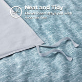 Melange Flannel Cotton Fuzzy Warm Two-Toned Duvet Cover Set - Duvet Cover Set by Superior