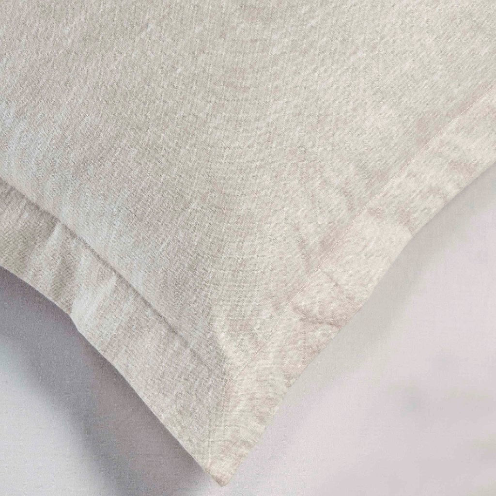Melange Flannel Cotton Fuzzy Warm Two-Toned Duvet Cover Set - Duvet Cover Set by Superior
