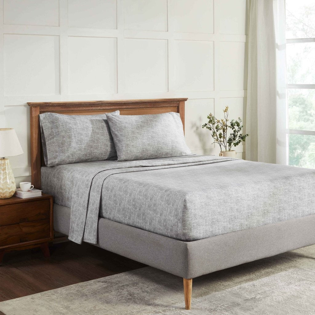 Melange Flannel Cotton Two-Toned Deep Pocket Warm Sheet Set - Sheet Set by Superior
