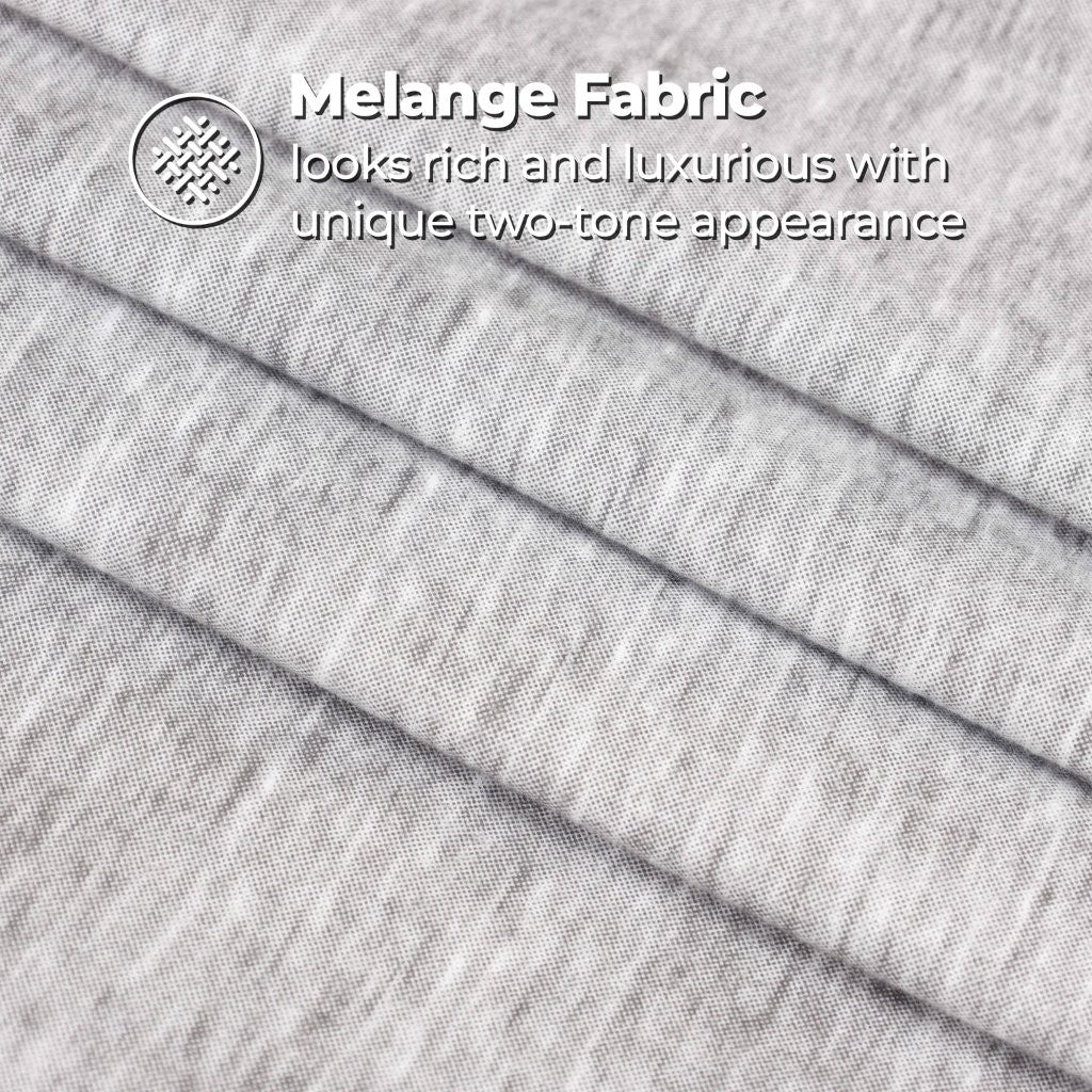 Melange Flannel Cotton Two-Toned Deep Pocket Warm Sheet Set - Sheet Set by Superior