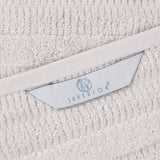 Mika Smart Twist Cotton Solid Textured Ribbed Bath Sheets, Set of 2 - Bath Sheet by Superior