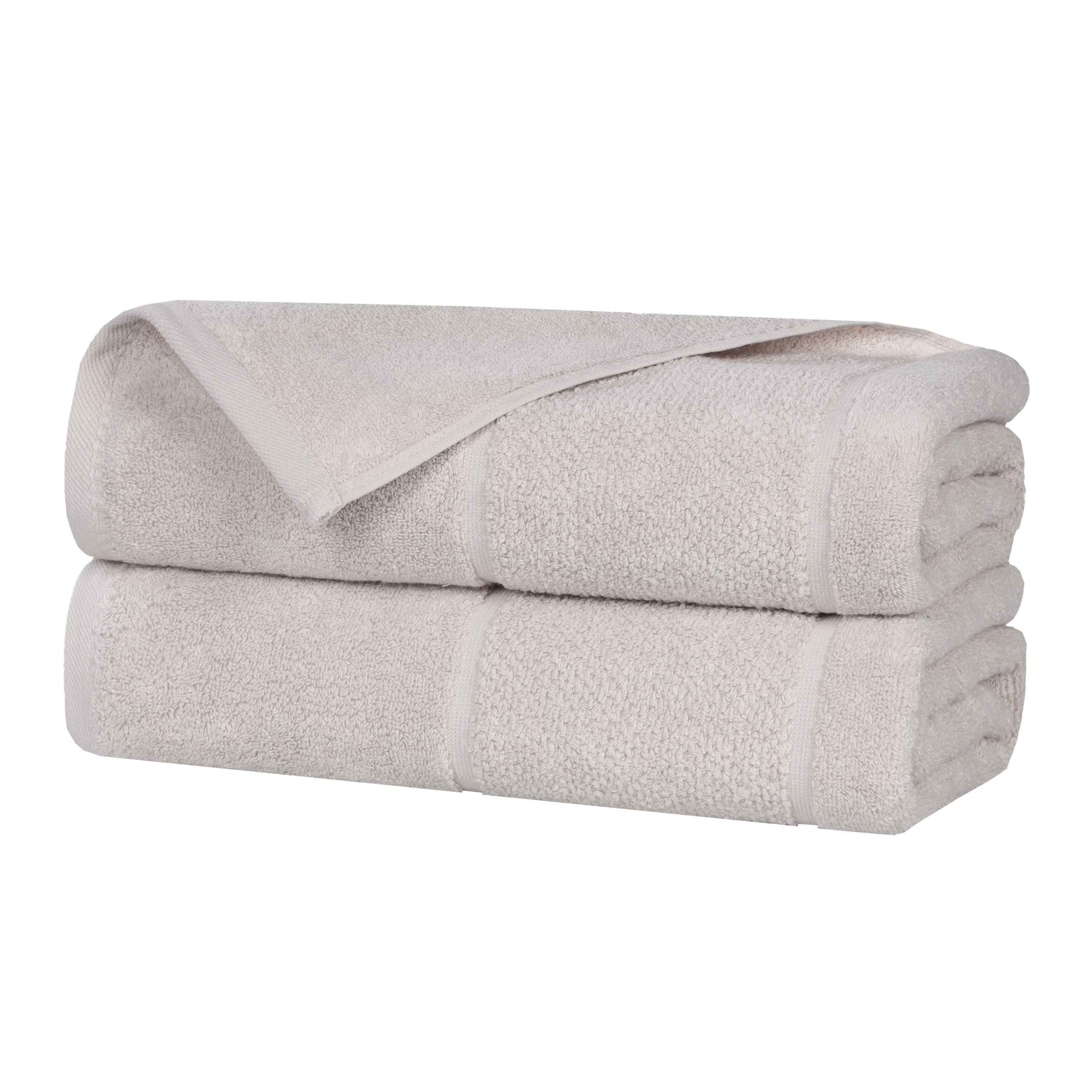 Mile Smart Twist Viscose Cotton Blend Solid Bath Sheets, Set of 2 - Bath Sheet by Superior Brand