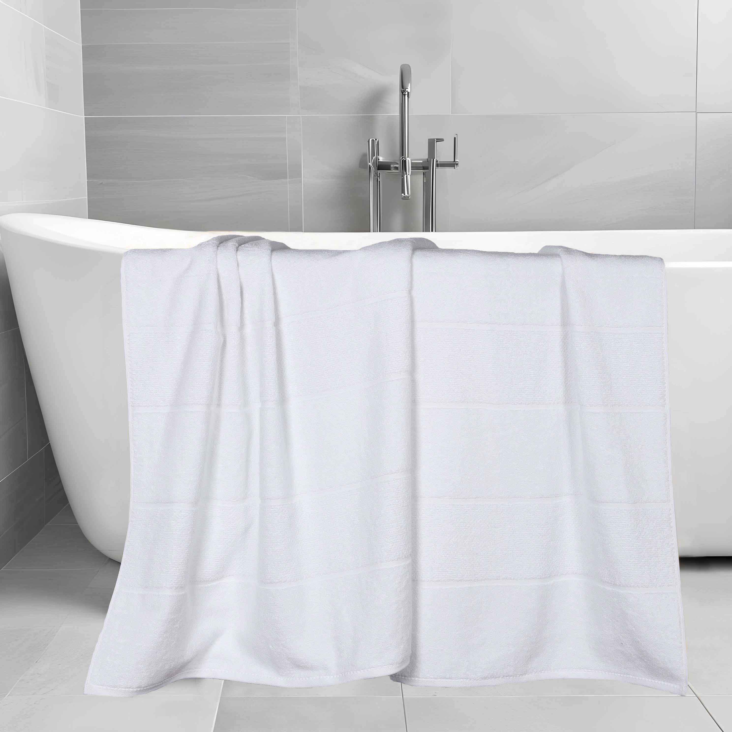 Mile Smart Twist Viscose Cotton Blend Solid Bath Sheets, Set of 2 - Bath Sheet by Superior Brand