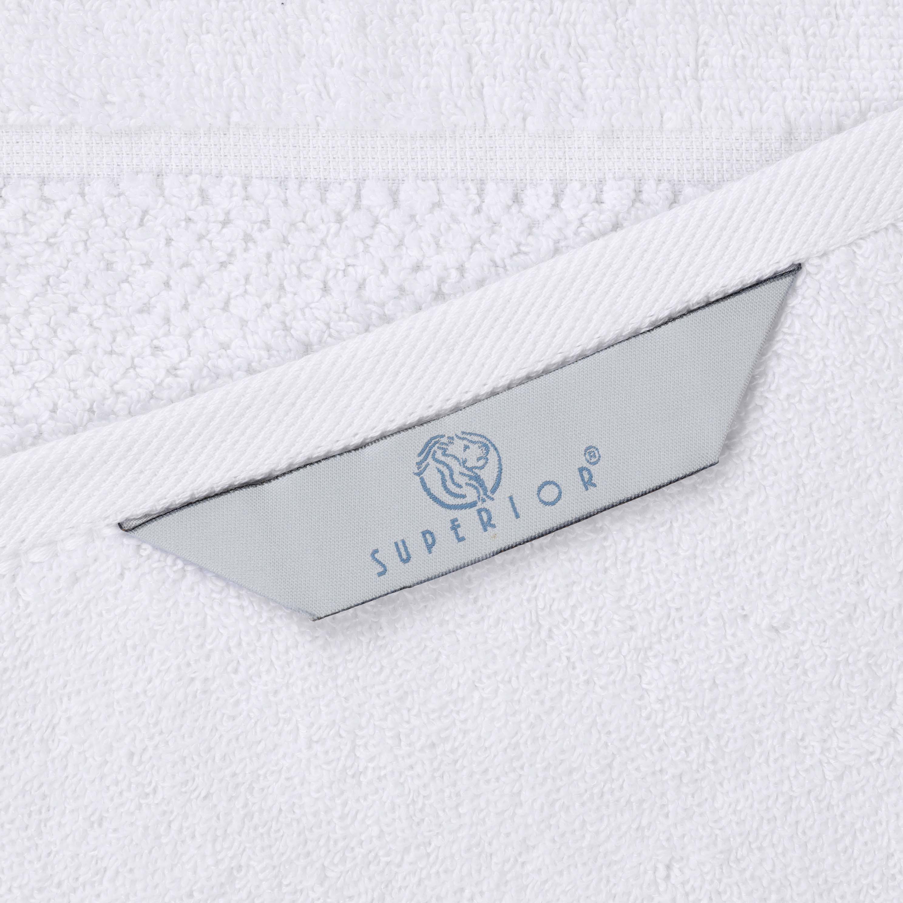 Mile Smart Twist Viscose Cotton Blend Face Towels Washcloths Set of 12 - Face Towel by Superior Brand