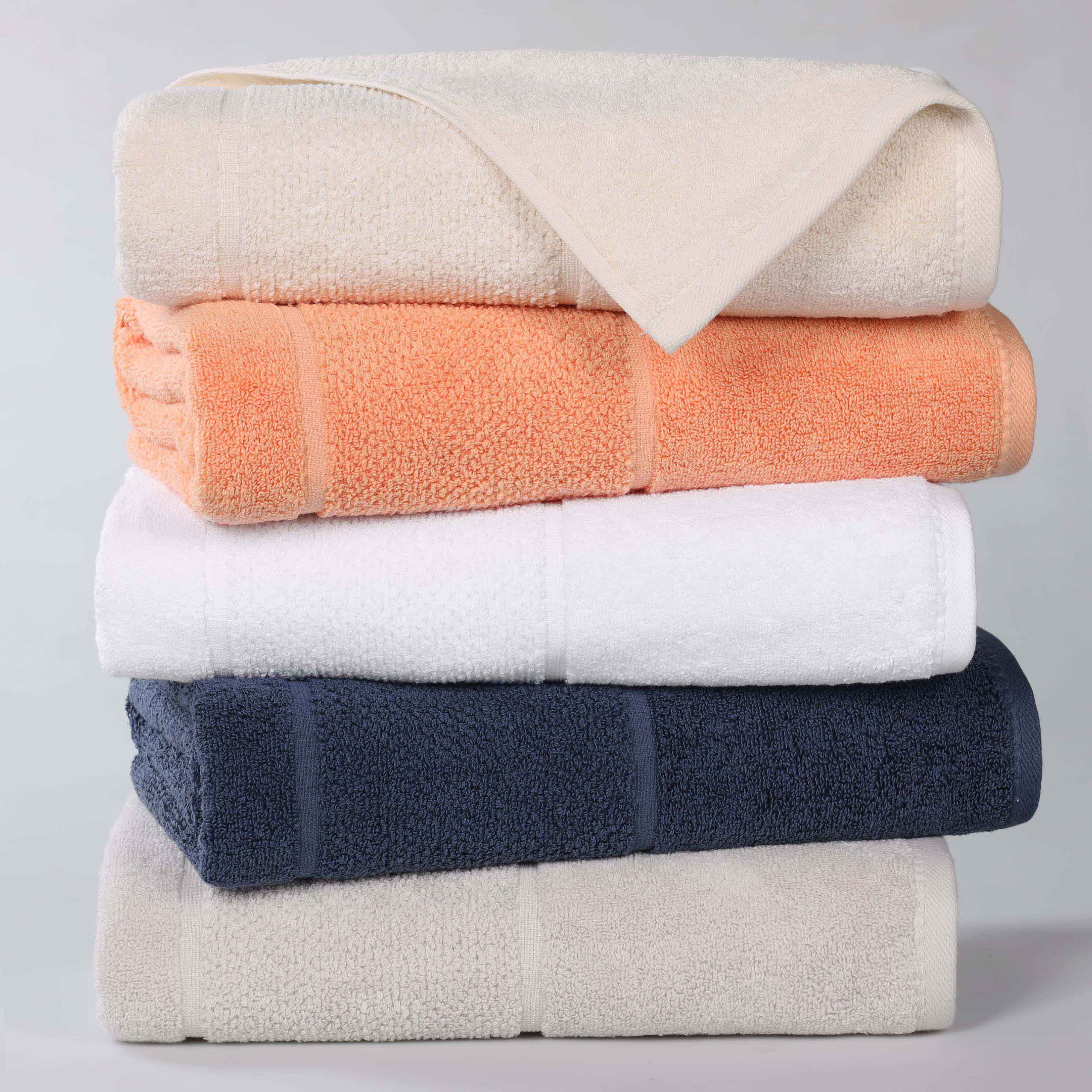 Mile Smart Twist Viscose Cotton Blend Face Towels Washcloths Set of 12 - Face Towel by Superior Brand