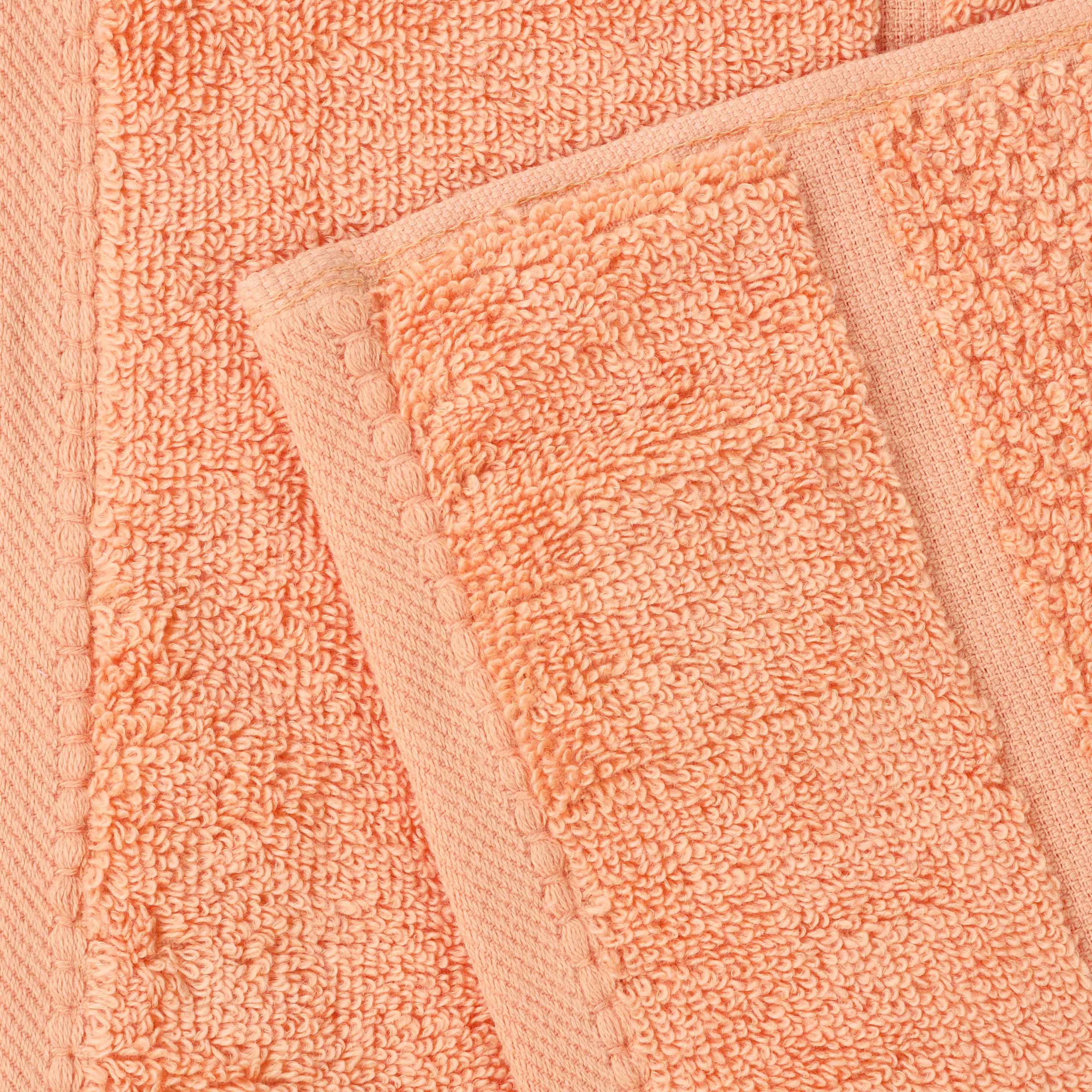 Mile Smart Twist Viscose Cotton Blend Solid 3 Piece Towel Set - Towel Set by Superior Brand