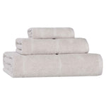 Mile Smart Twist Viscose Cotton Blend Solid 3 Piece Towel Set - Towel Set by Superior Brand