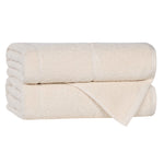 Mile Smart Twist Viscose Cotton Blend Solid Bath Towels, Set of 2 - Bath Towel by Superior Brand