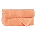 Mile Smart Twist Viscose Cotton Blend Solid Bath Towels, Set of 2 - Bath Towel by Superior Brand