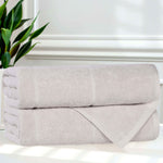 Mile Smart Twist Viscose Cotton Blend Solid Bath Towels, Set of 2 - Bath Towel by Superior Brand