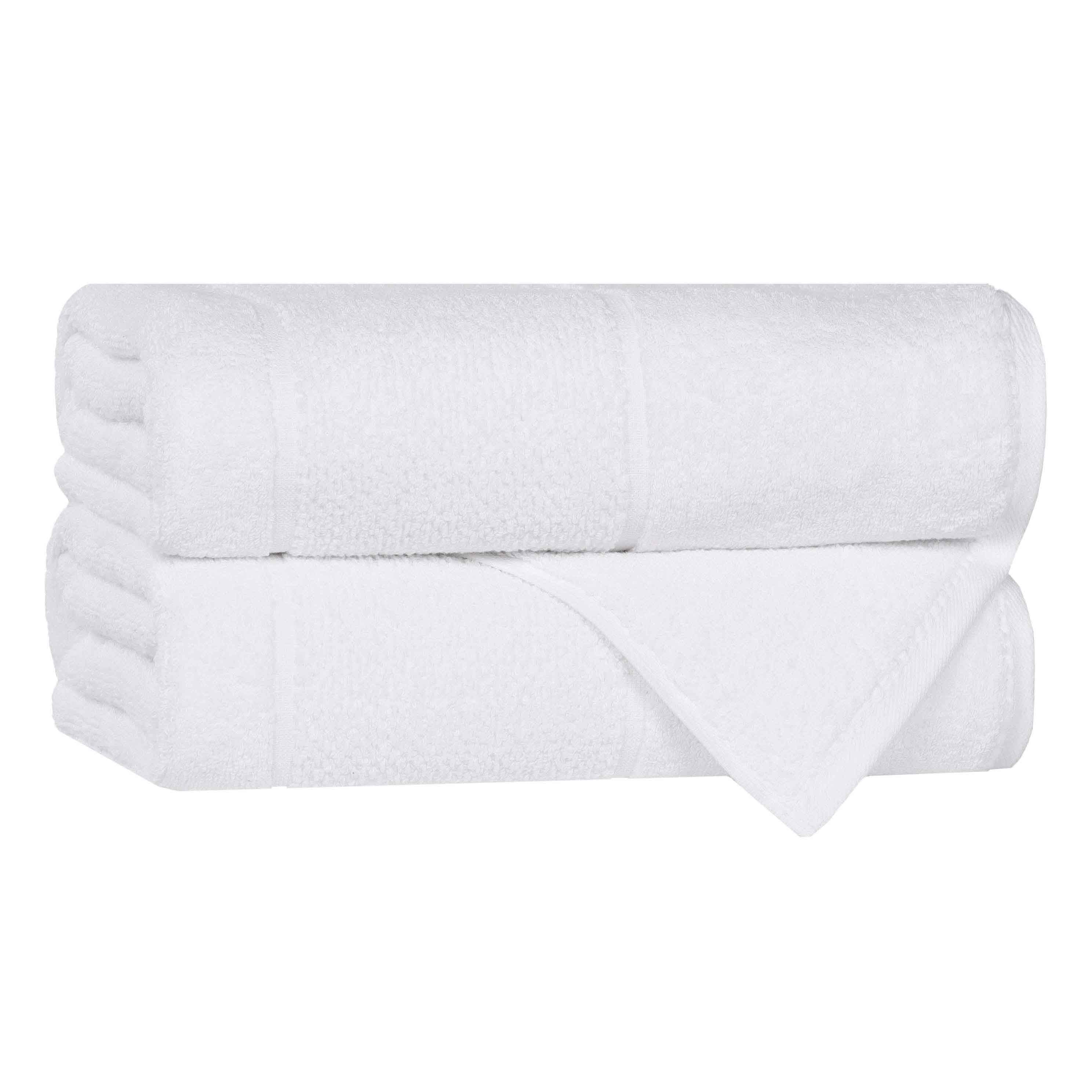 Mile Smart Twist Viscose Cotton Blend Solid Bath Towels, Set of 2 - Bath Towel by Superior Brand