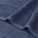 Milo Smart Twist Viscose Cotton Blend Solid Ribbed 3 Piece Towel Set - Towel Set by Superior Brand