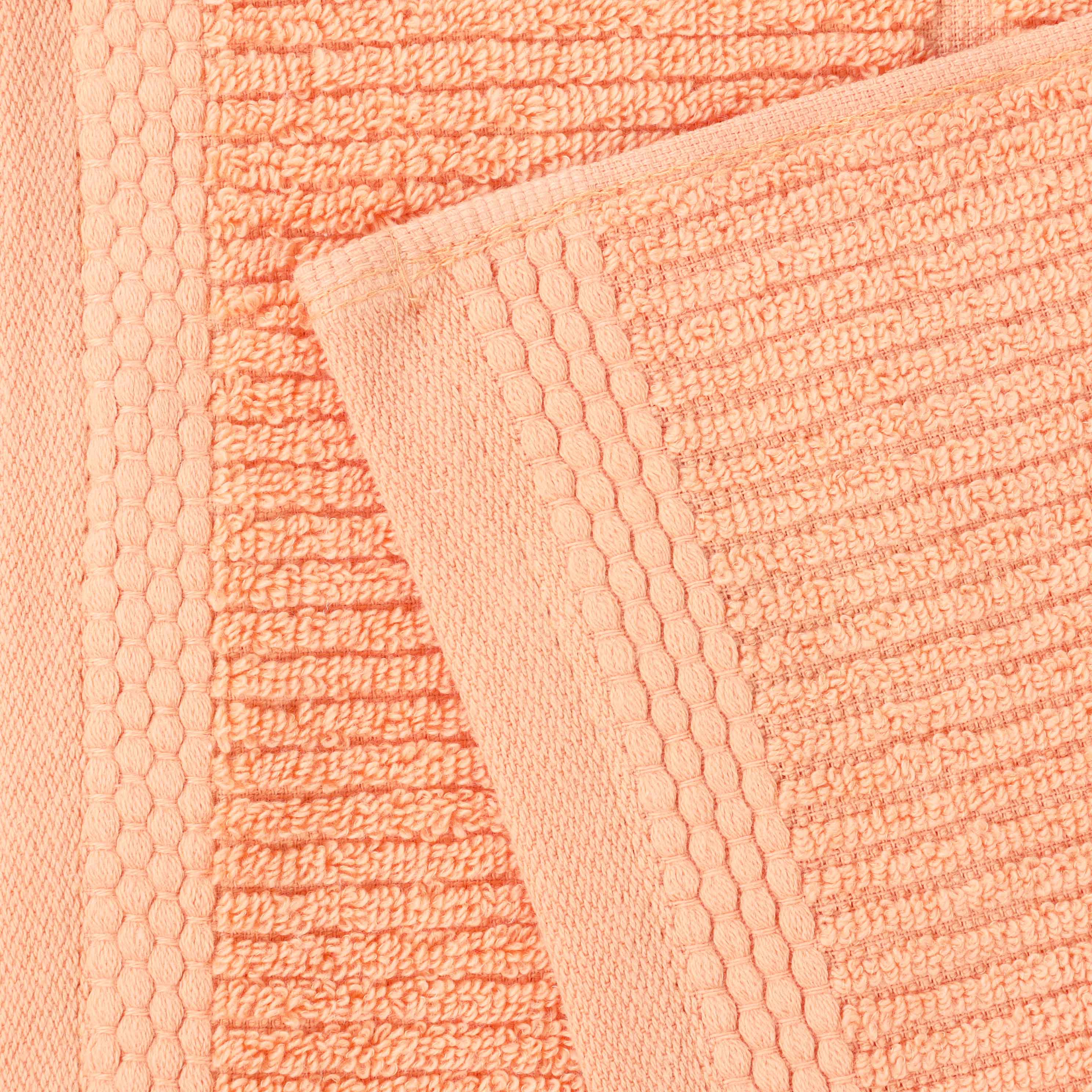 Milo Smart Twist Viscose Cotton Blend Solid Ribbed 3 Piece Towel Set - Towel Set by Superior Brand