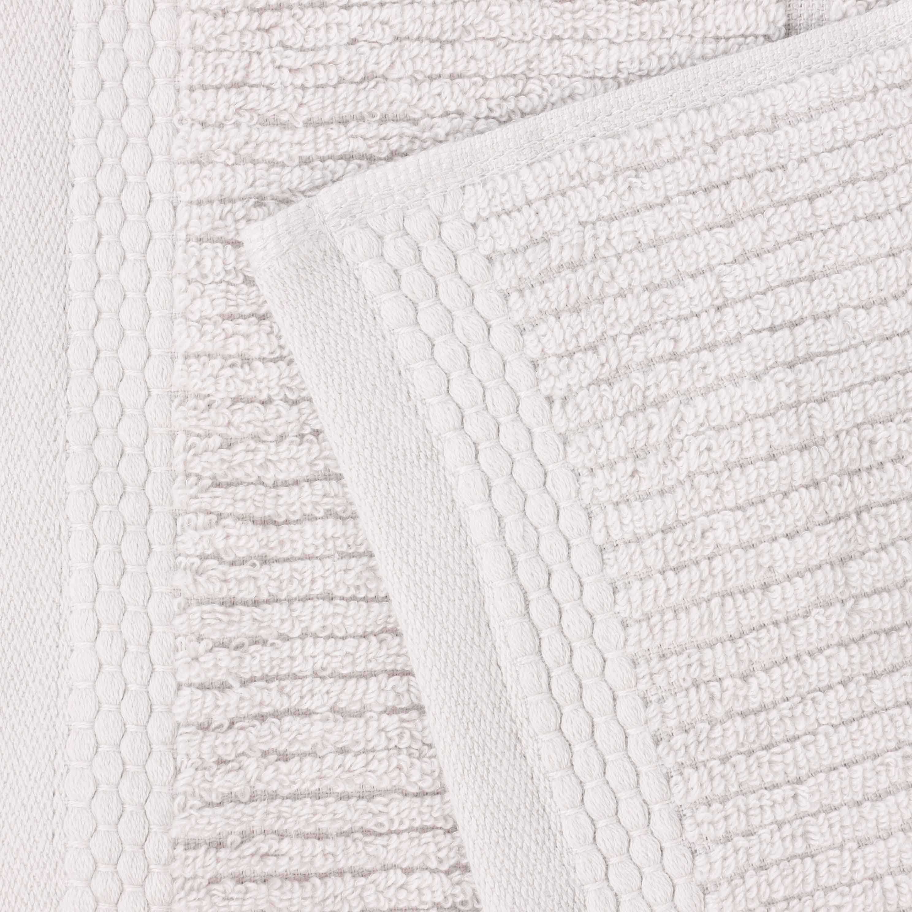 Milo Smart Twist Viscose Cotton Blend Solid Ribbed 3 Piece Towel Set - Towel Set by Superior Brand