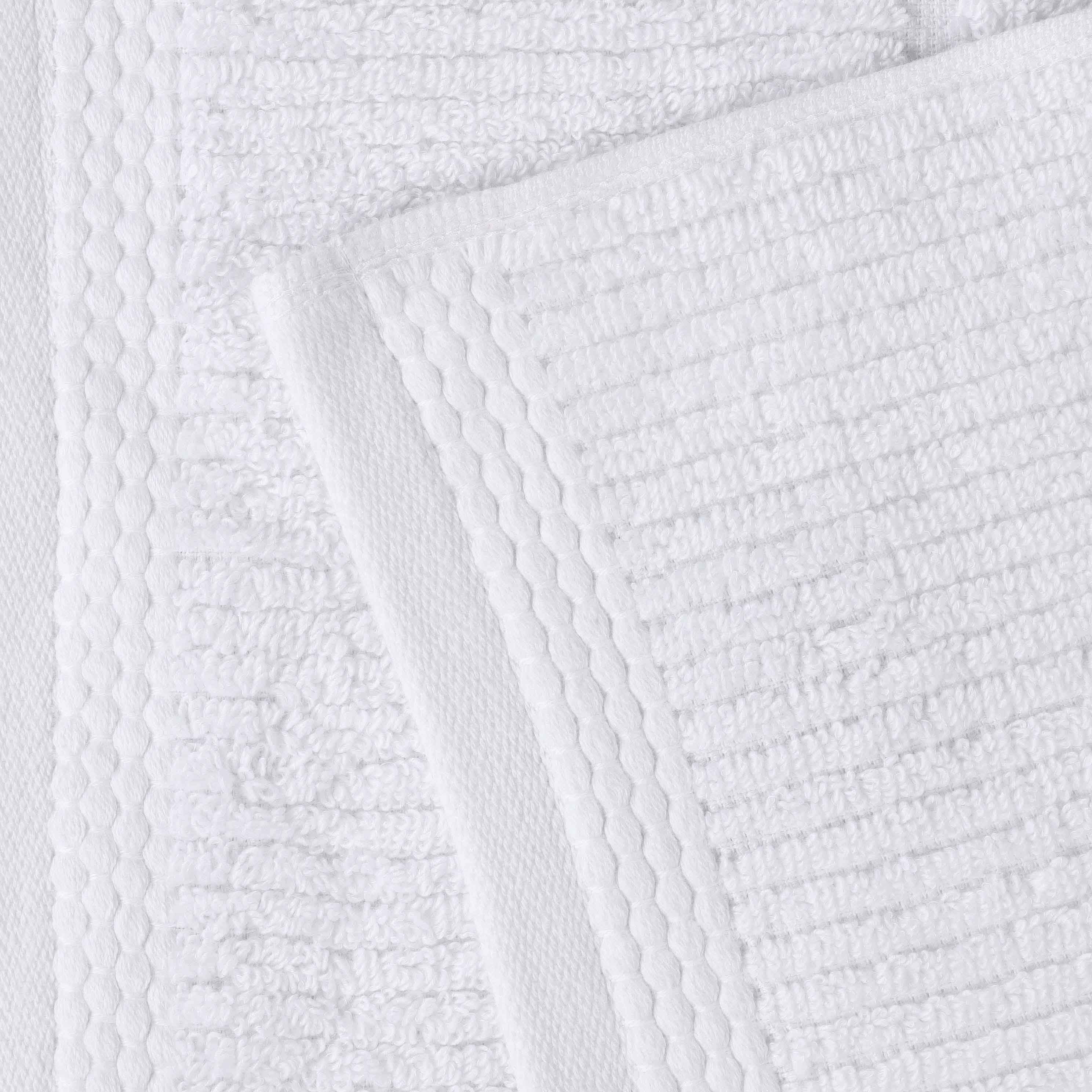Milo Smart Twist Viscose Cotton Blend Solid Ribbed 3 Piece Towel Set - Towel Set by Superior Brand