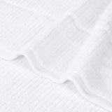 Milo Smart Twist Viscose Cotton Blend Solid Ribbed 3 Piece Towel Set - Towel Set by Superior Brand