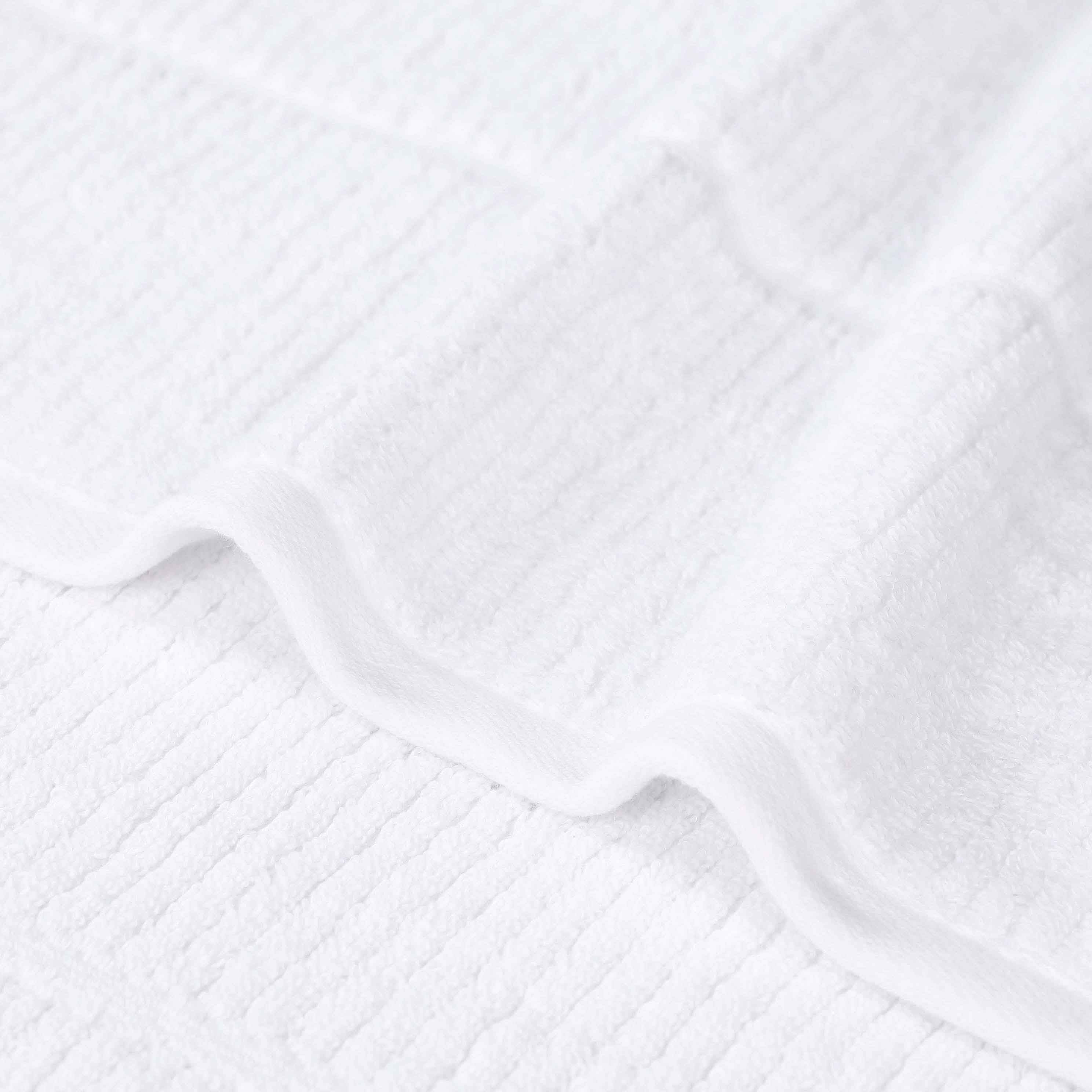 Milo Smart Twist Viscose Cotton Blend Solid Ribbed 3 Piece Towel Set - Towel Set by Superior Brand