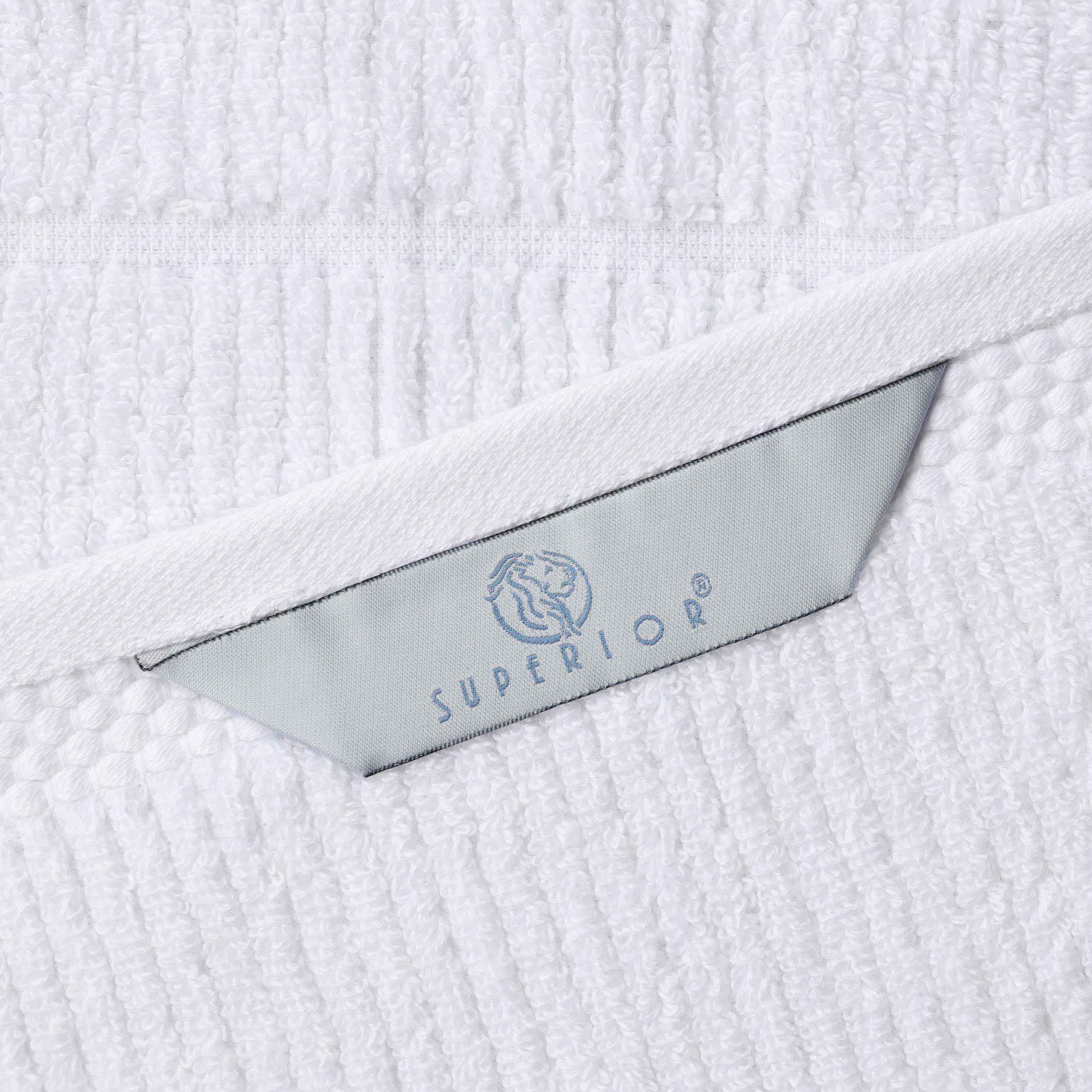 Milo Smart Twist Viscose Cotton Blend Solid Ribbed 3 Piece Towel Set - Towel Set by Superior Brand