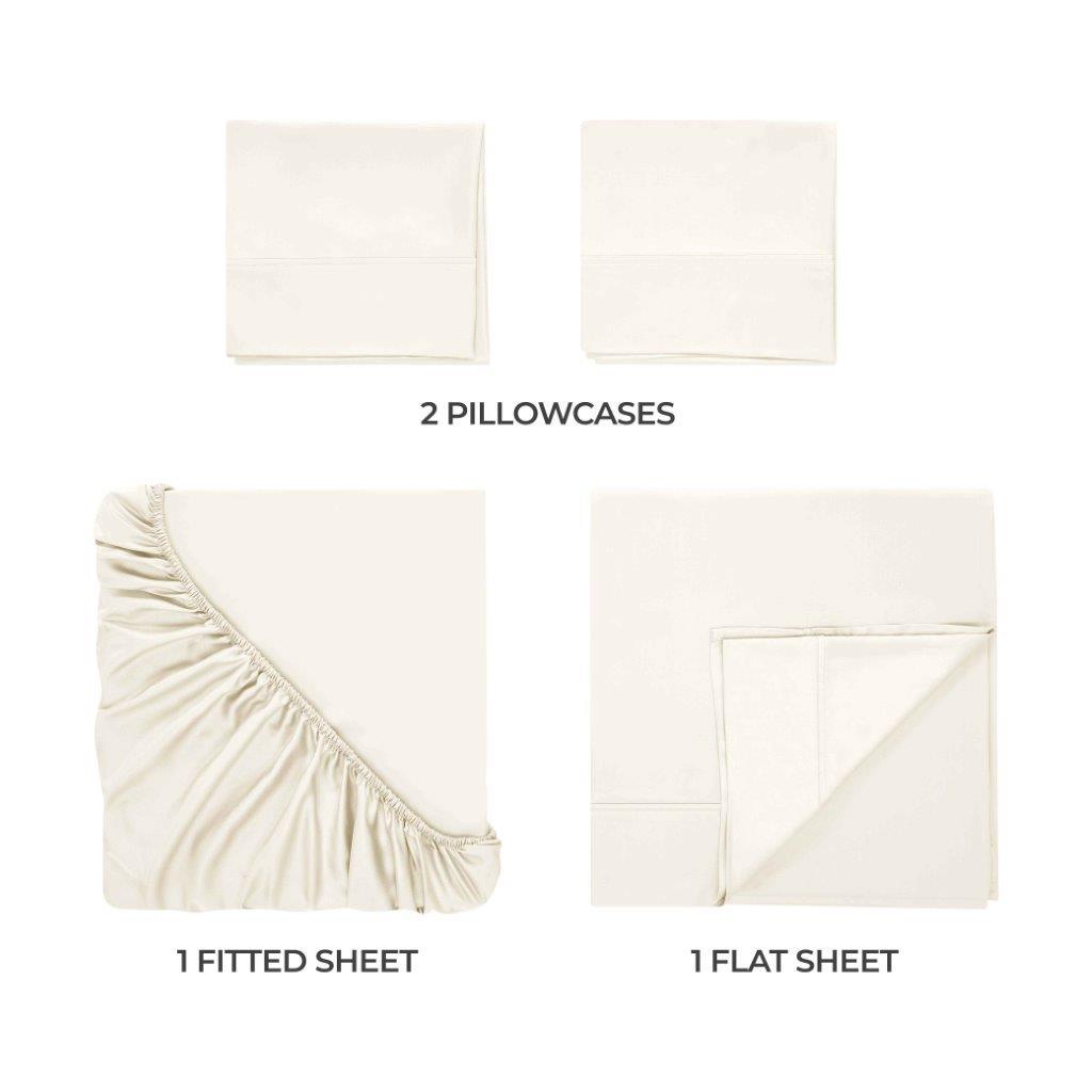 Modal From Beechwood 400 Thread Count Cooling Solid Bed Sheet Set - Sheet Set by Superior