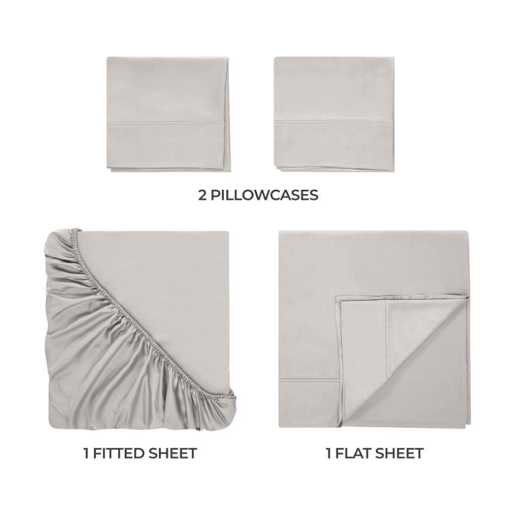 Modal From Beechwood 400 Thread Count Cooling Solid Bed Sheet Set - Sheet Set by Superior