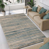 Montouk Pastel Striped Indoor Area Rugs or Runner Rug - Rugs by Superior