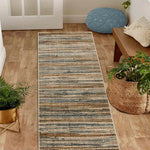 Montouk Pastel Striped Indoor Area Rugs or Runner Rug - Rugs by Superior